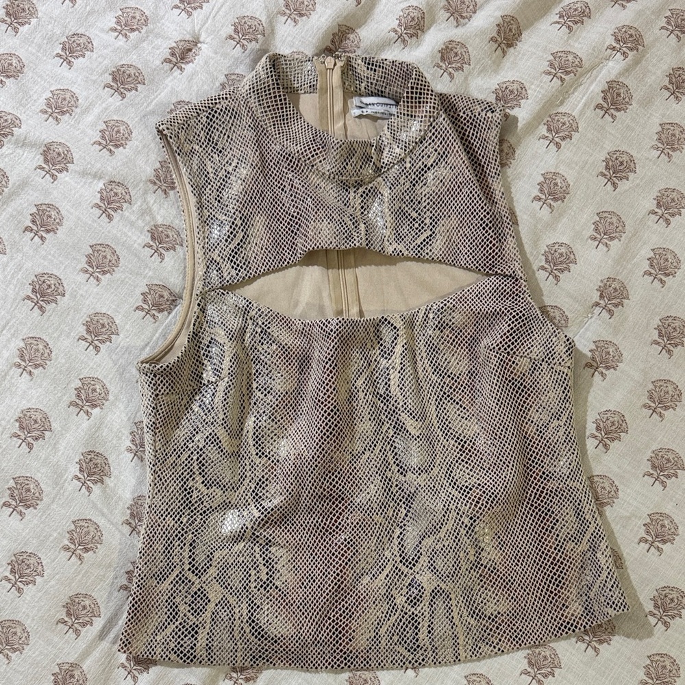 Urban Outfitters Snake Print Top